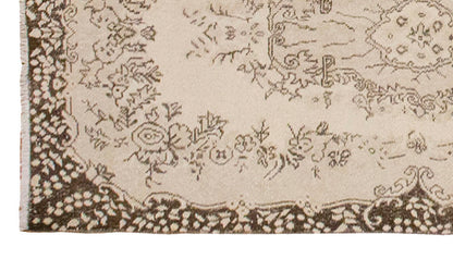 Vintage Rug 3'10" x 6'11" feet 117 x 210 cm