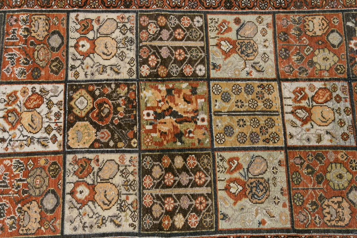 Vintage Rug 3'10" x 6'5" feet 118 x 195 cm