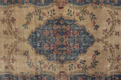 Vintage Rug 3'10" x 6'6" feet 116 x 197 cm