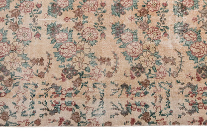 Vintage Rug 3'10" x 6'9" feet 117 x 206 cm