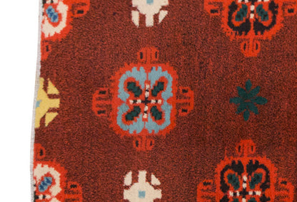 Vintage Rug 3'10" x 7'1 feet 118 x 217 cm