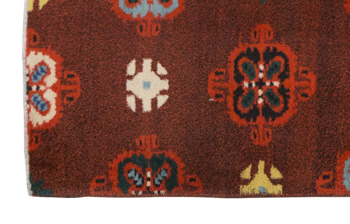 Vintage Rug 3'10" x 7'1 feet 118 x 217 cm