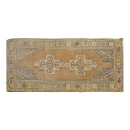 Vintage Rug 3'10" x 7'11" feet 117 x 242 cm
