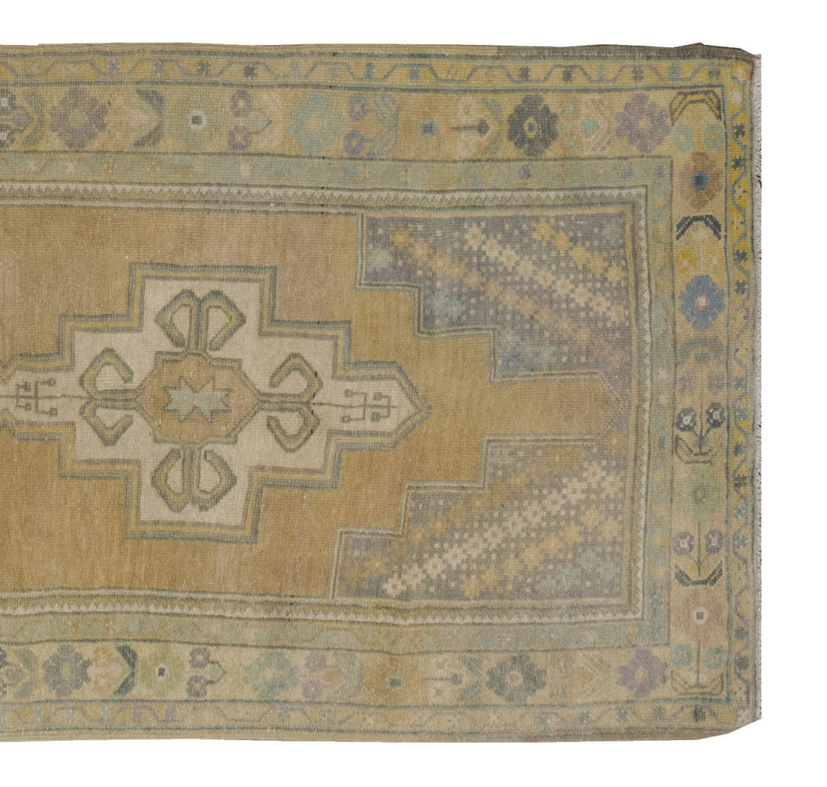 Vintage Rug 3'10" x 7'11" feet 117 x 242 cm