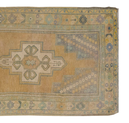 Vintage Rug 3'10" x 7'11" feet 117 x 242 cm