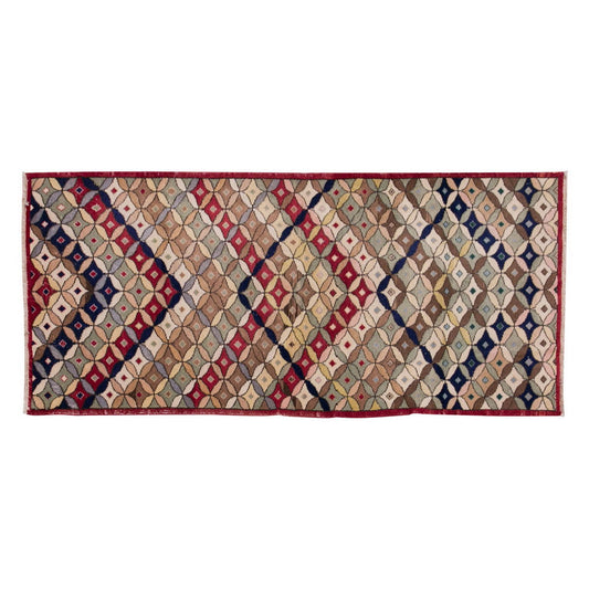 Vintage Rug 3'10" x 7'11" feet 118 x 242 cm