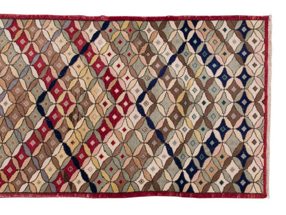 Vintage Rug 3'10" x 7'11" feet 118 x 242 cm