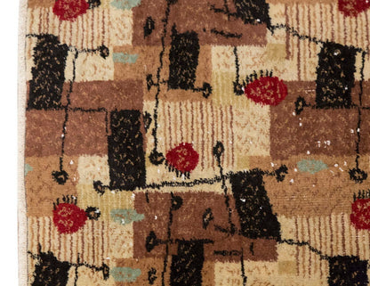 Vintage Rug 3'11" x 5'7" feet 120 x 170 cm