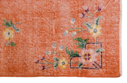 Vintage Rug 3'11" x 6'11" feet 120 x 210 cm