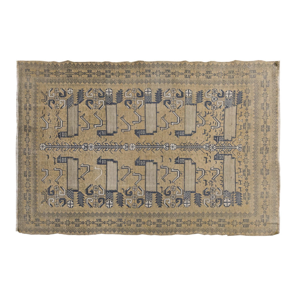 Vintage Rug 3'11" x 6 feet 120 x 184 cm
