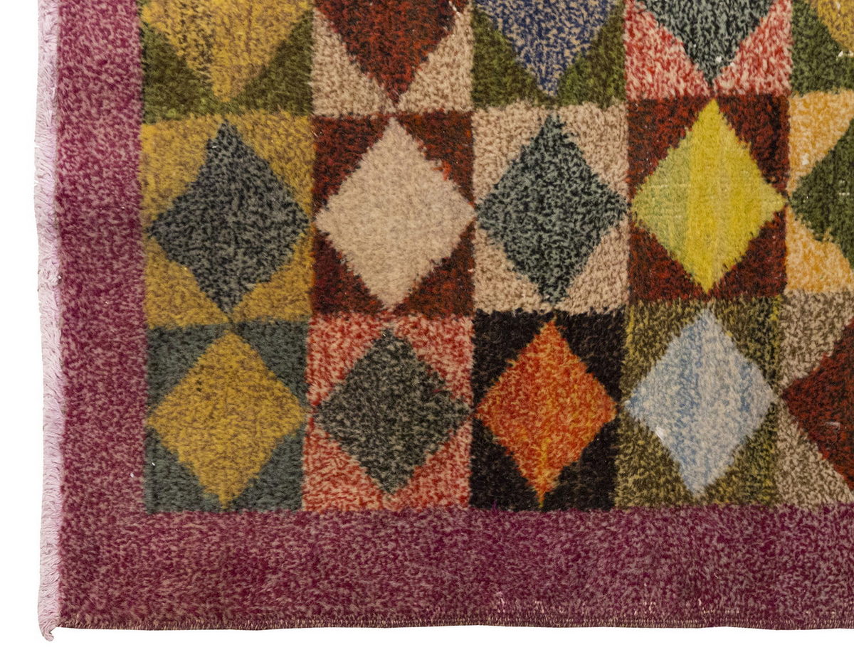 Vintage Rug 3'2" x 6'1" feet 97 x 185 cm