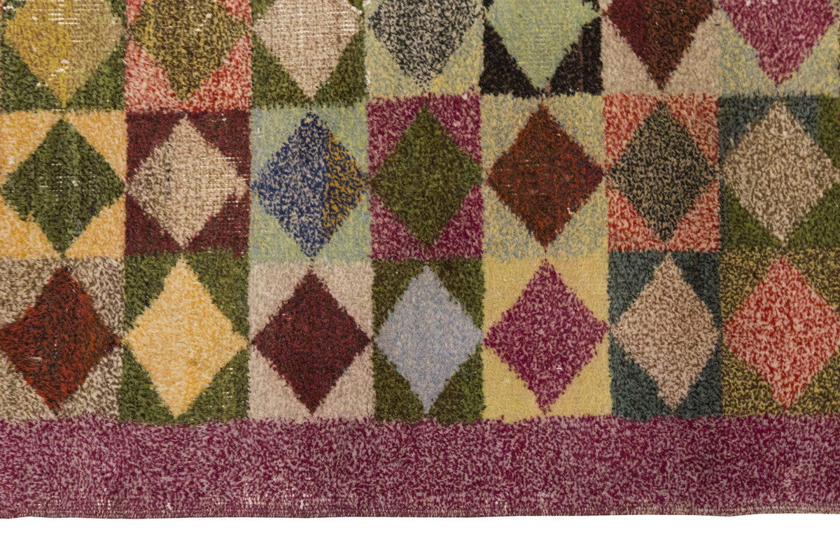 Vintage Rug 3'2" x 6'1" feet 97 x 185 cm