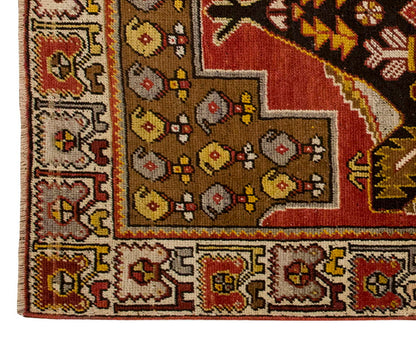 Vintage Rug 3'3" x 4'8" feet 100 x 142 cm