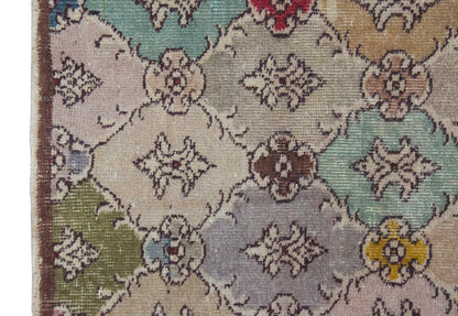 Vintage Rug 3'3" x 6'1" feet  100 x 186 cm