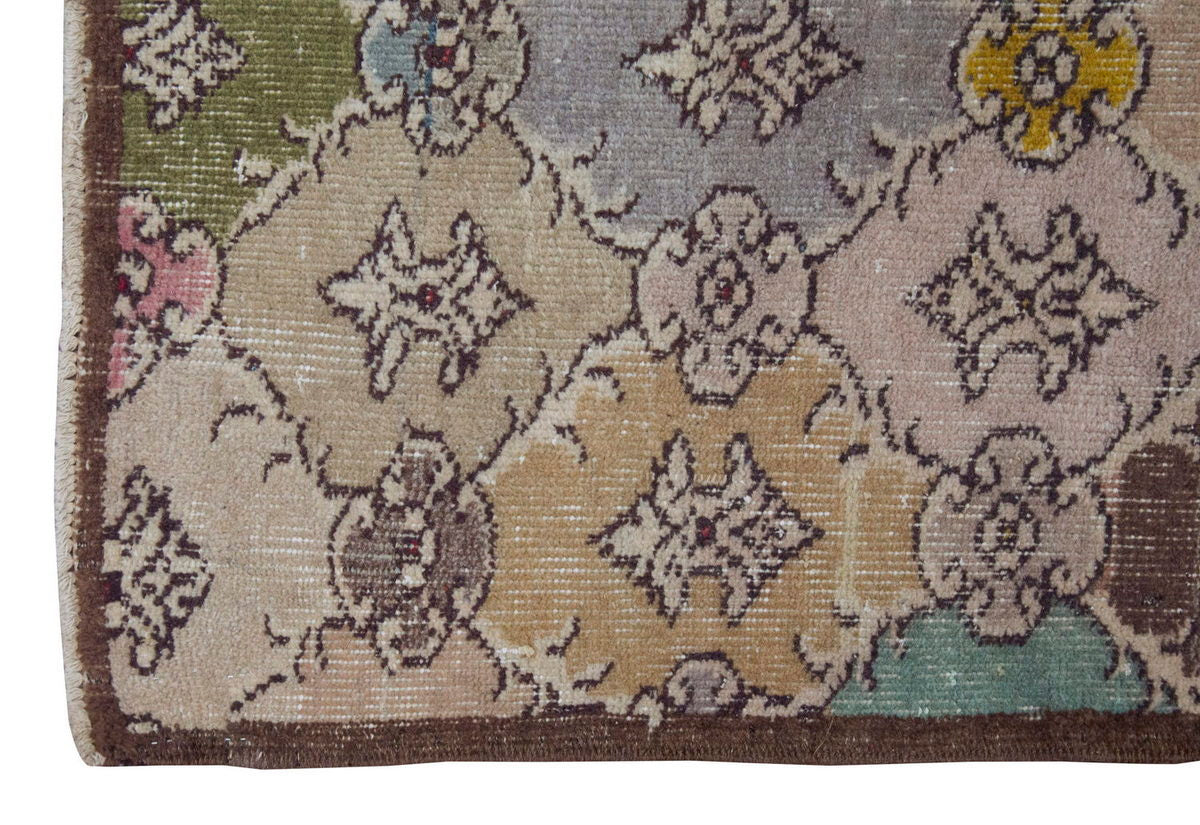 Vintage Rug 3'3" x 6'1" feet  100 x 186 cm