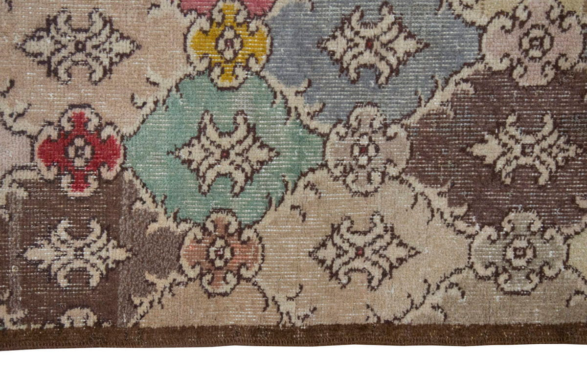Vintage Rug 3'3" x 6'1" feet  100 x 186 cm