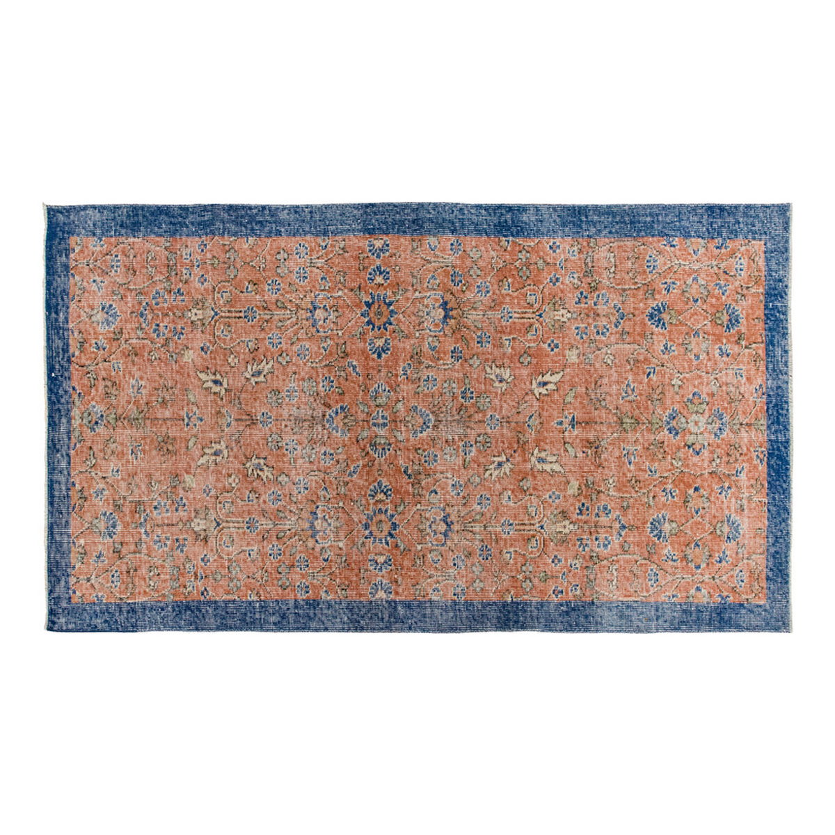 Vintage Rug 3'3" x 6'5" feet 100 x 196 cm