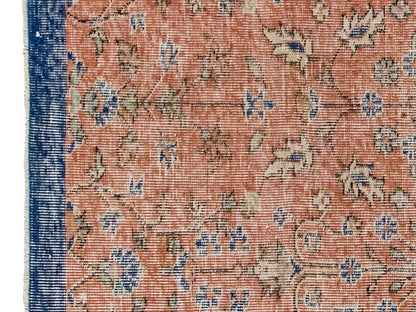 Vintage Rug 3'3" x 6'5" feet 100 x 196 cm