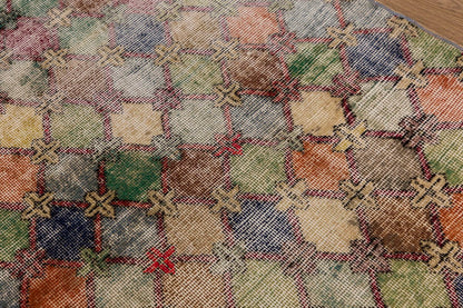 Vintage Rug 3'3" x 6'9" feet 98 x 205 cm