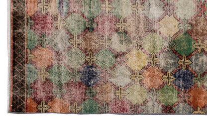 Vintage Rug 3'3" x 6'9" feet 98 x 205 cm