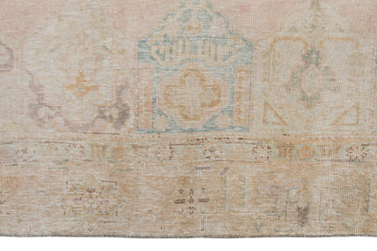 Vintage Rug 3'3" x 7'5" feet  100 x 225 cm