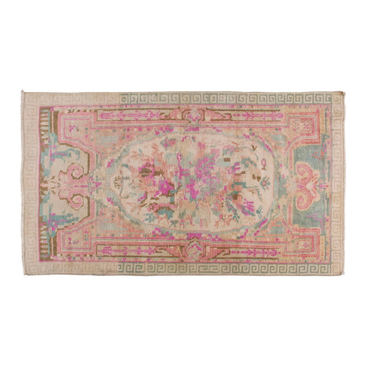 Vintage Rug 3'4" x 5'7" feet 101 x 170 cm