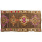 Vintage Rug 3'4" x 6" feet  102 x 184 cm