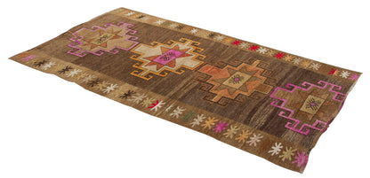 Vintage Rug 3'4" x 6" feet  102 x 184 cm