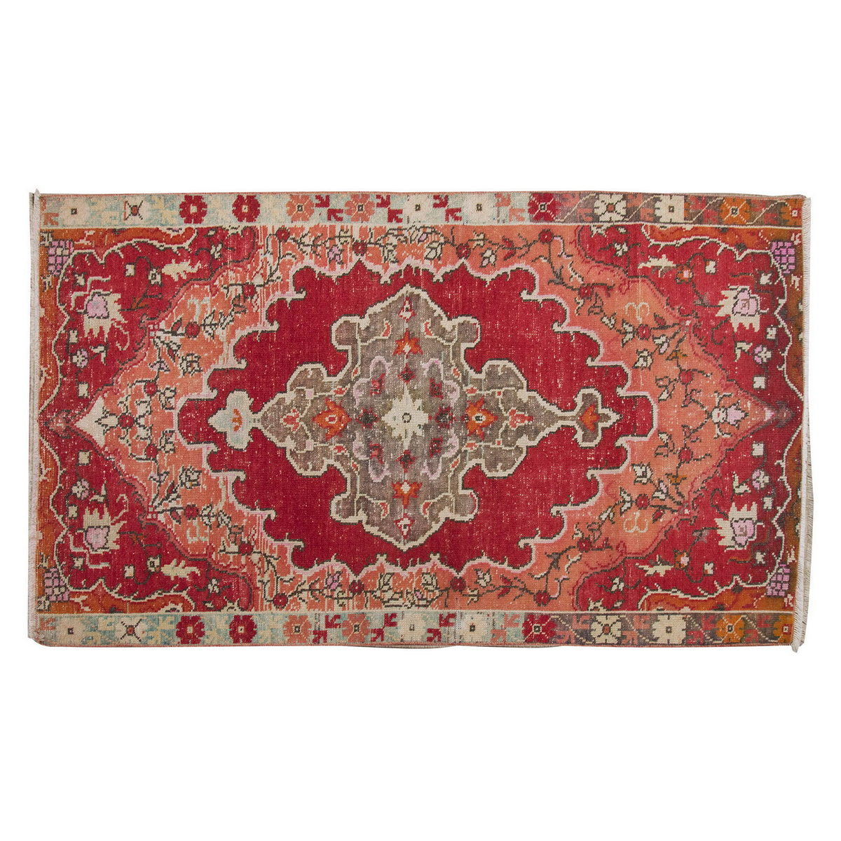 Vintage Rug 3'4" x 6'2" feet 102 x 188 cm