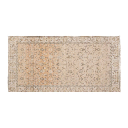Vintage Rug 3'4" x 7'1" feet 102 x 215 cm