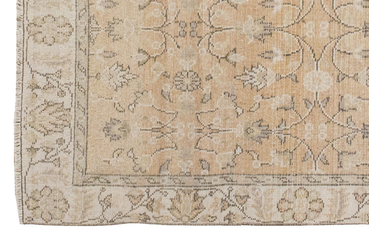 Vintage Rug 3'4" x 7'1" feet 102 x 215 cm