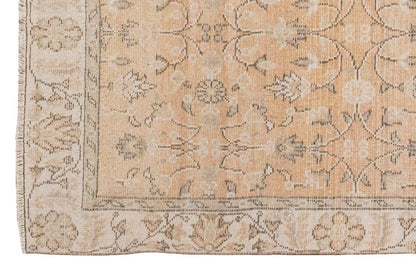 Vintage Rug 3'4" x 7'1" feet 102 x 215 cm