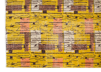 Vintage Rug 3'5" x 6'4" feet 103 x 193 cm