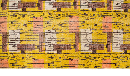Vintage Rug 3'5" x 6'4" feet 103 x 193 cm