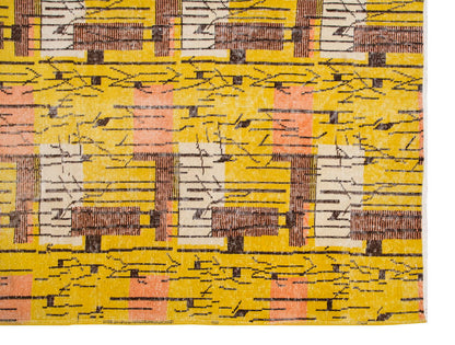 Vintage Rug 3'5" x 6'4" feet 103 x 193 cm