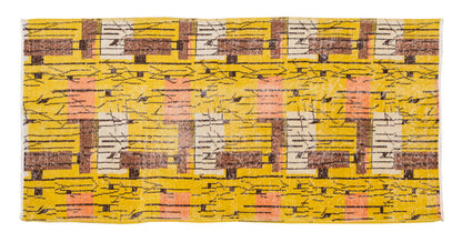 Vintage Rug 3'5" x 6'4" feet 103 x 193 cm