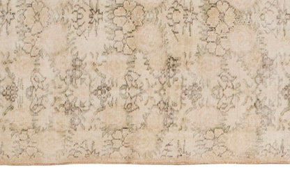 Vintage Rug 3'5" x 6'5" feet 105 x 195 cm