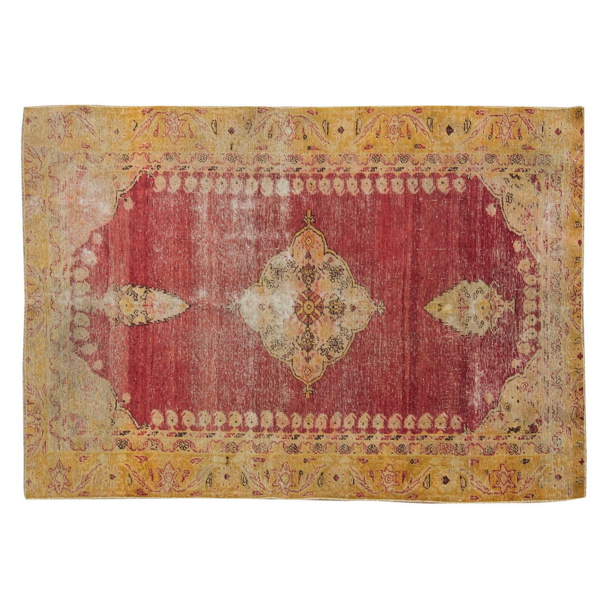 Vintage Rug 3'6" x 5'2" feet 106 x 157 cm
