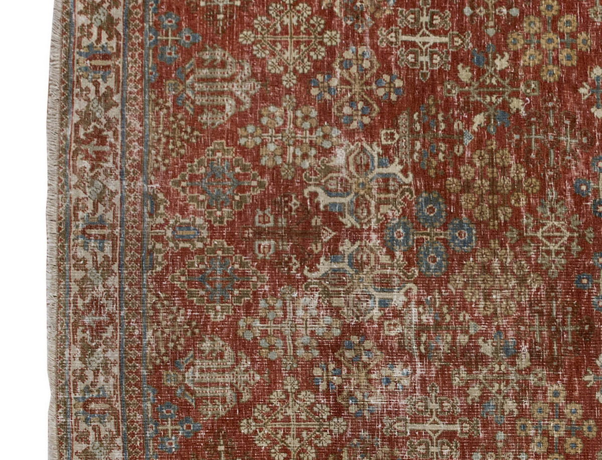 Vintage Rug 3'6" x 5'2" feet 106 x 157 cm