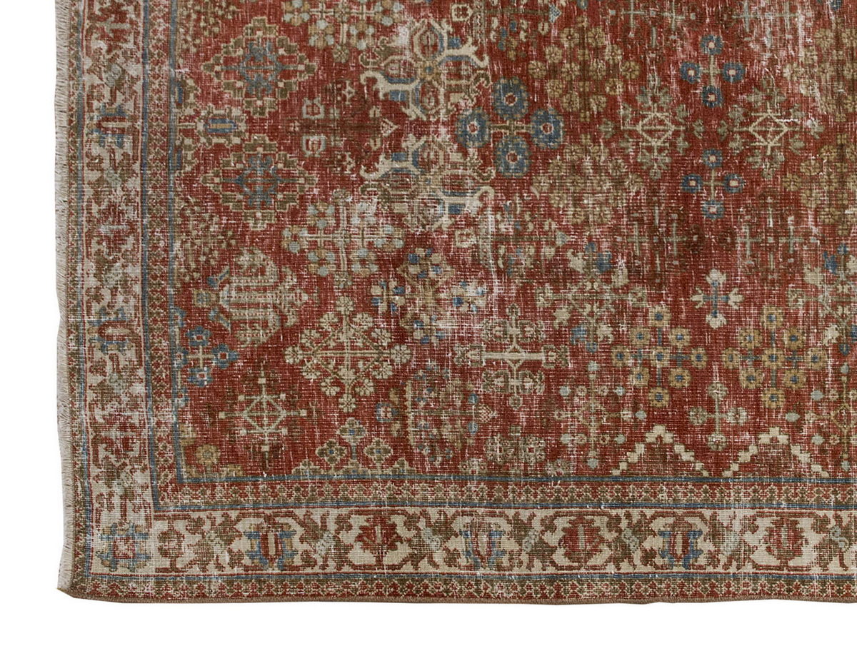 Vintage Rug 3'6" x 5'2" feet 106 x 157 cm