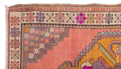 Vintage Rug 3'6" x 6'5" feet 106 x 195 cm