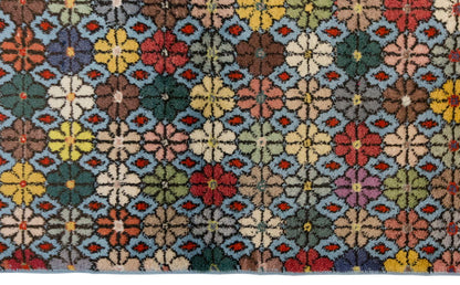 Vintage Rug 3'6" x 6'6" feet 106 x 197 cm