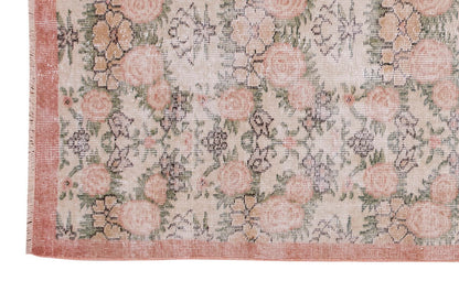 Vintage Rug 3'6" x 6'7" feet 107 x 200 cm