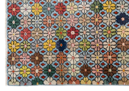 Vintage Rug 3'6" x 6'9" feet 107 x 205 cm