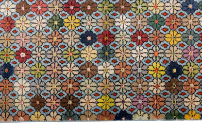 Vintage Rug 3'6" x 6'9" feet 107 x 205 cm