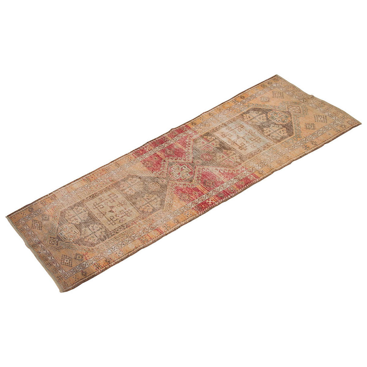 Vintage Rug 3'7" x 10'8" feet  108 x 325 cm