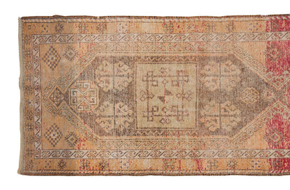 Vintage Rug 3'7" x 10'8" feet  108 x 325 cm