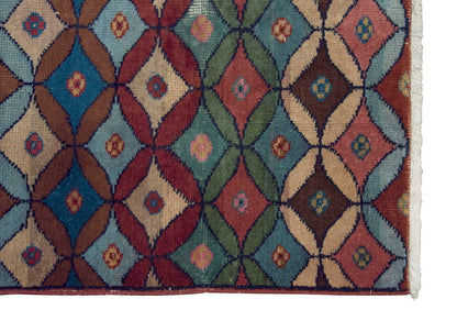 Vintage Rug 4" x 5'1" feet  120 x 155 cm