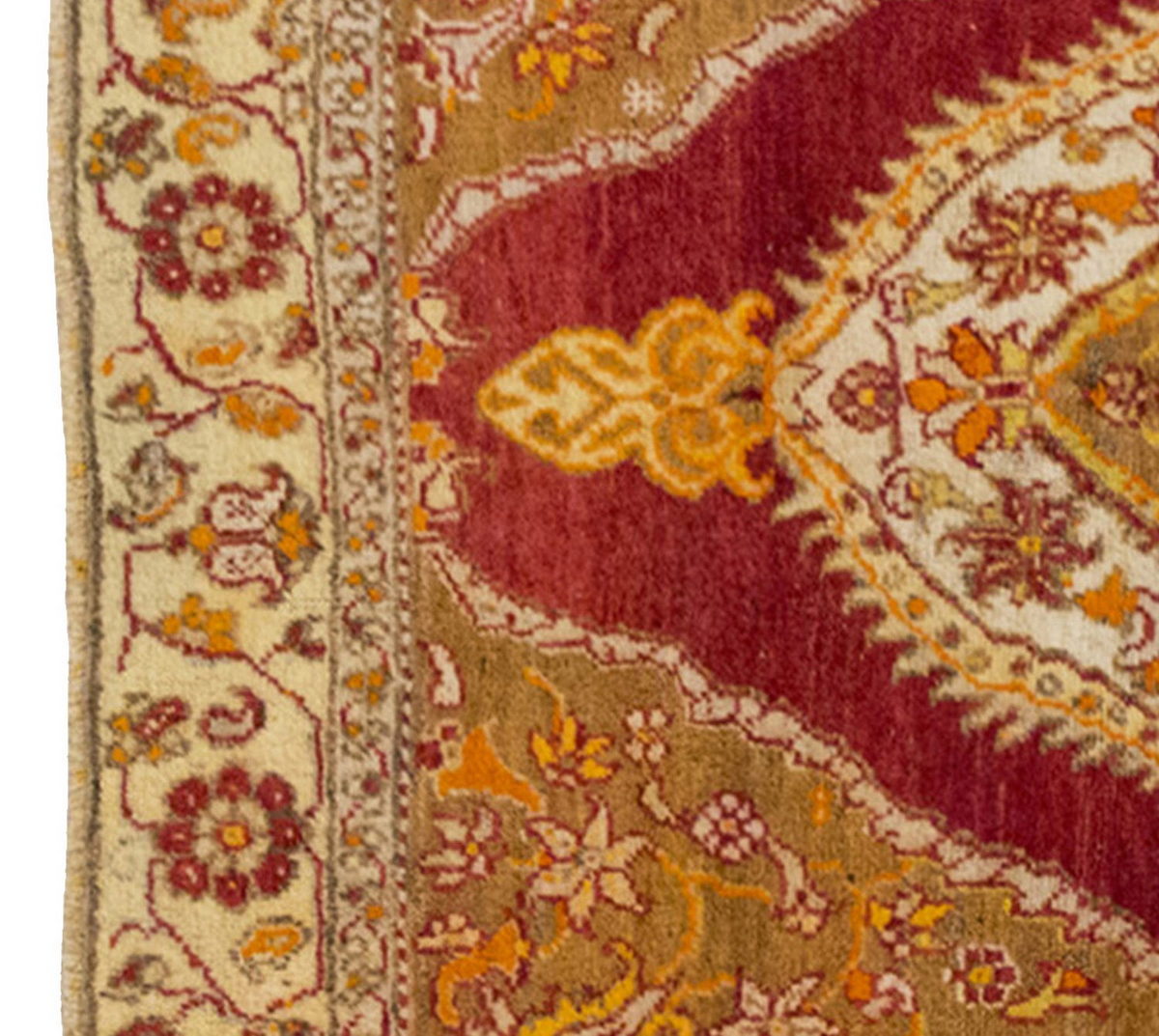 Vintage Rug 3'7" x 5'5" feet 110 x 165 cm