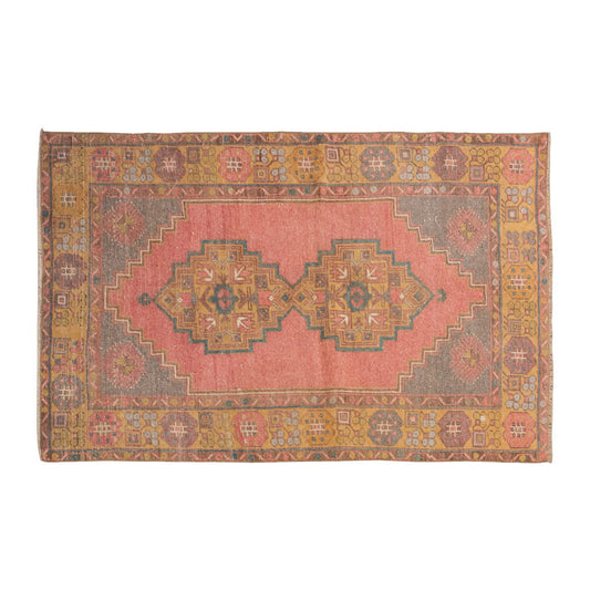 Vintage Rug 3'7" x 5'7" feet 110 x 170 cm